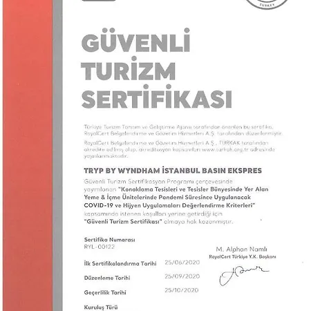 Tryp By Wyndham Basin Ekspres Hotel Istanbul